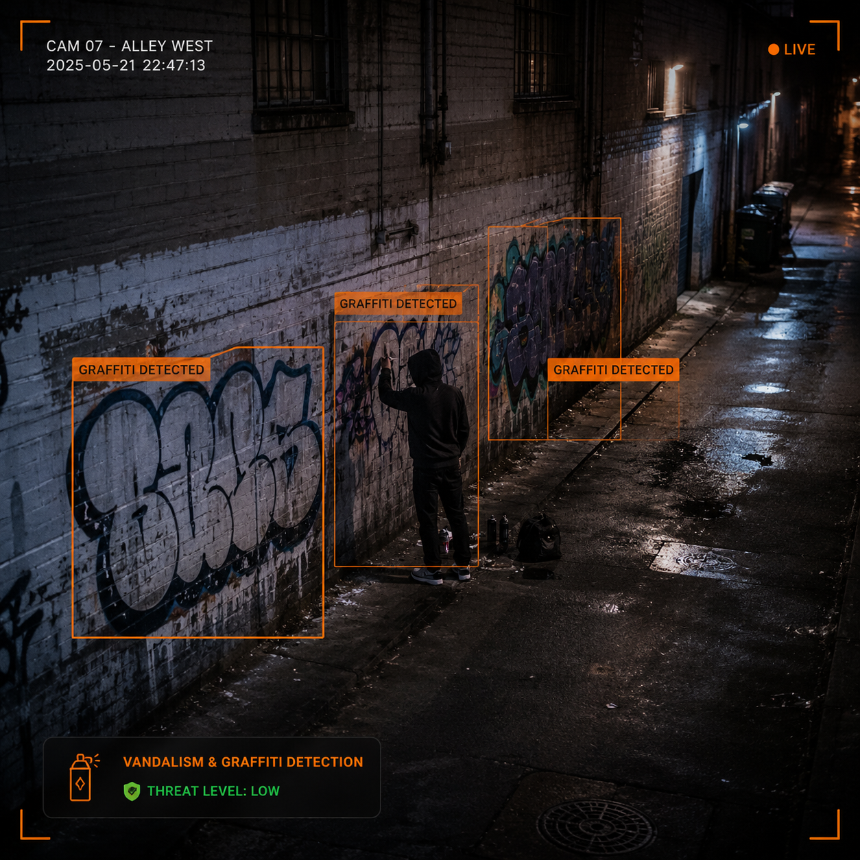 Vandalism & Graffiti Detection